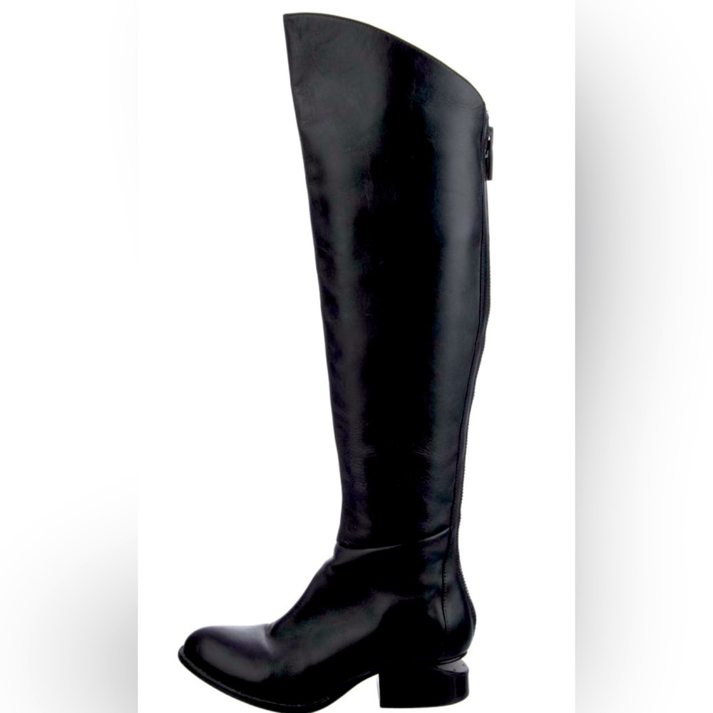 Alexander Wang Black Over-the-Knee Leather Boots